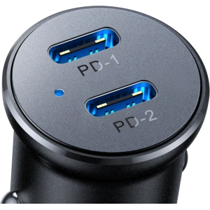 Hurtownia GSM - Autós töltő Joyroom JR-CCN06 30W 2xUSB-C fekete - JYR815 - {ean13} - Hurt