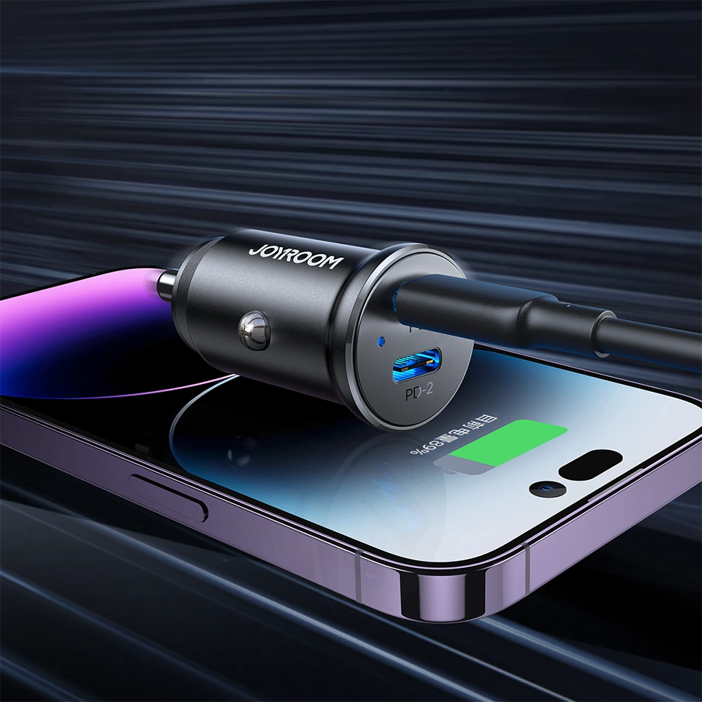 Hurtownia GSM - Autoladegerät Joyroom JR-CCN06 30W 2xUSB-C schwarz - JYR815 - {ean13} - Hurt