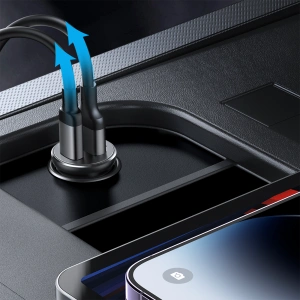 Hurtownia GSM - Autós töltő Joyroom JR-CCN06 30W 2xUSB-C fekete - JYR815 - {ean13} - Hurt