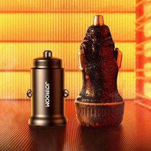 Hurtownia GSM - Autós töltő Joyroom JR-CCN06 30W 2xUSB-C fekete - JYR815 - {ean13} - Hurt