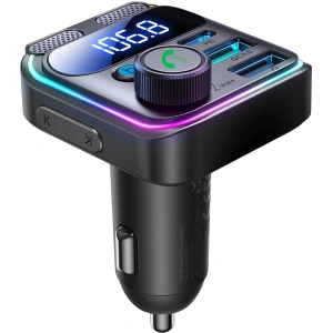 Hurtownia GSM - Transmiter FM Joyroom JR-CCB01 2xUSB-A USB-C 48W s dvojitým mikrofonem černý - JYR816 - {ean13} - Hurt
