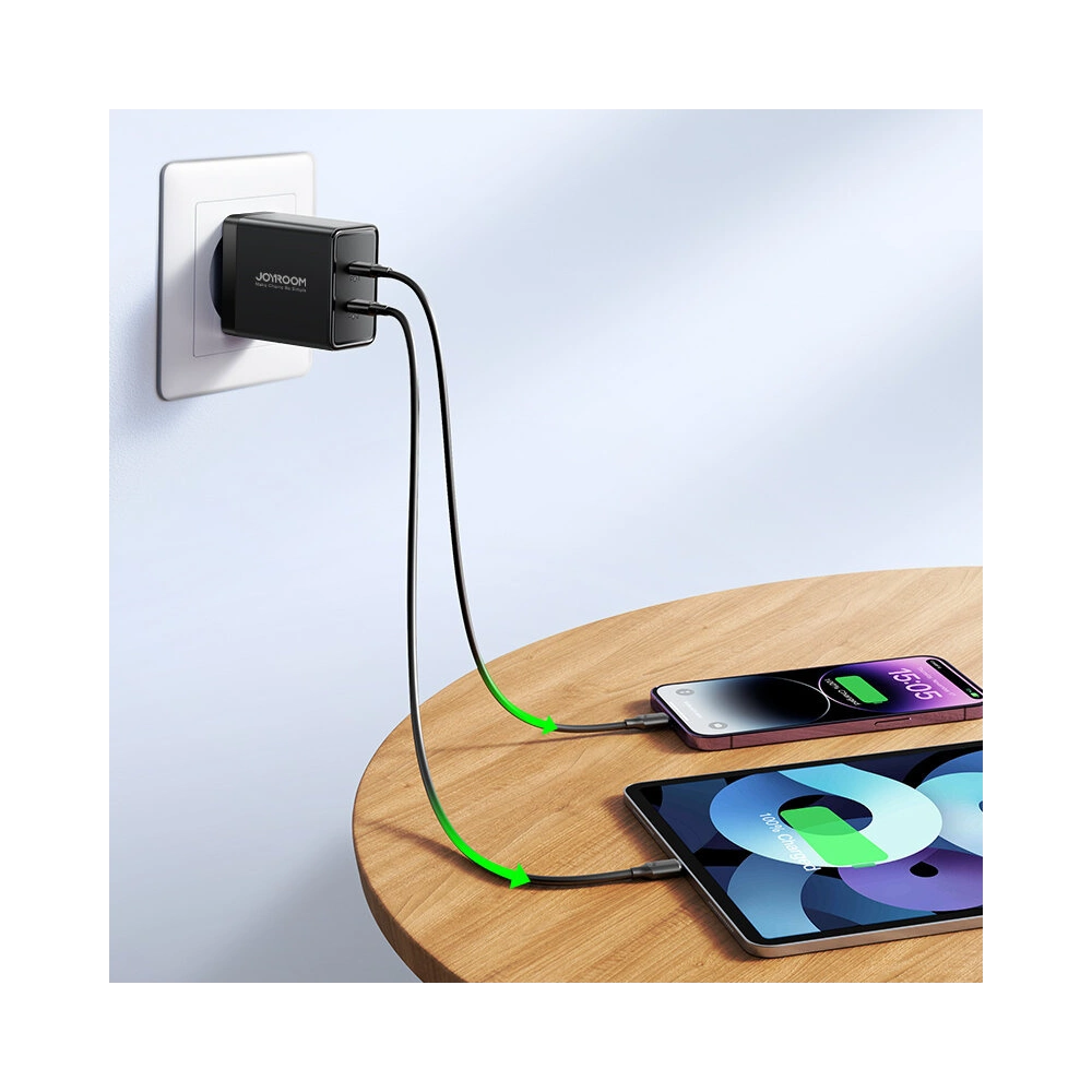 Hurtownia GSM - Încărcătorul de rețea Joyroom JR-TCF09 2xUSB-C 40W negru - JYR817 - {ean13} - Hurt
