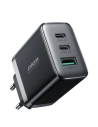Hurtownia GSM - Hálózati töltő Joyroom JR-TCF10 2xUSB-C 1xUSB-A 32W fekete - JYR818 - {ean13} - Hurt