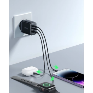 Hurtownia GSM - Nabíječka Joyroom JR-TCF10 2xUSB-C 1xUSB-A 32W černá - JYR818 - {ean13} - Hurt