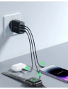 Hurtownia GSM - Hálózati töltő Joyroom JR-TCF10 2xUSB-C 1xUSB-A 32W fekete - JYR818 - {ean13} - Hurt