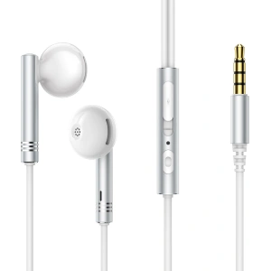 Hurtownia GSM - Sluchátka Joyroom Wired Series JR-EW06 jack 3.5mm stříbrno-bílé - JYR824 - {ean13} - Hurt