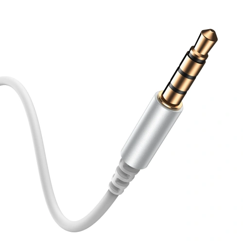 Słuchawki Joyroom Wired Series JR-EW06 jack 3.5mm srebrno-białe