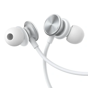 Wholesale Joyroom Wired Series Headphones JR-EW03 3.5mm jack silver - JYR828 - {ean13} - Hurt