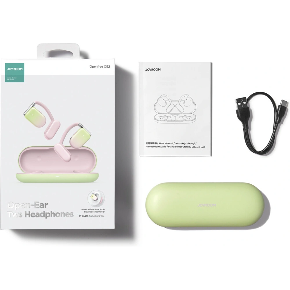 Hurtownia GSM - Kabellose Kopfhörer Joyroom Openfree JR-OE2 BT 5.3 TWS rosa - JYR835 - {ean13} - Hurt