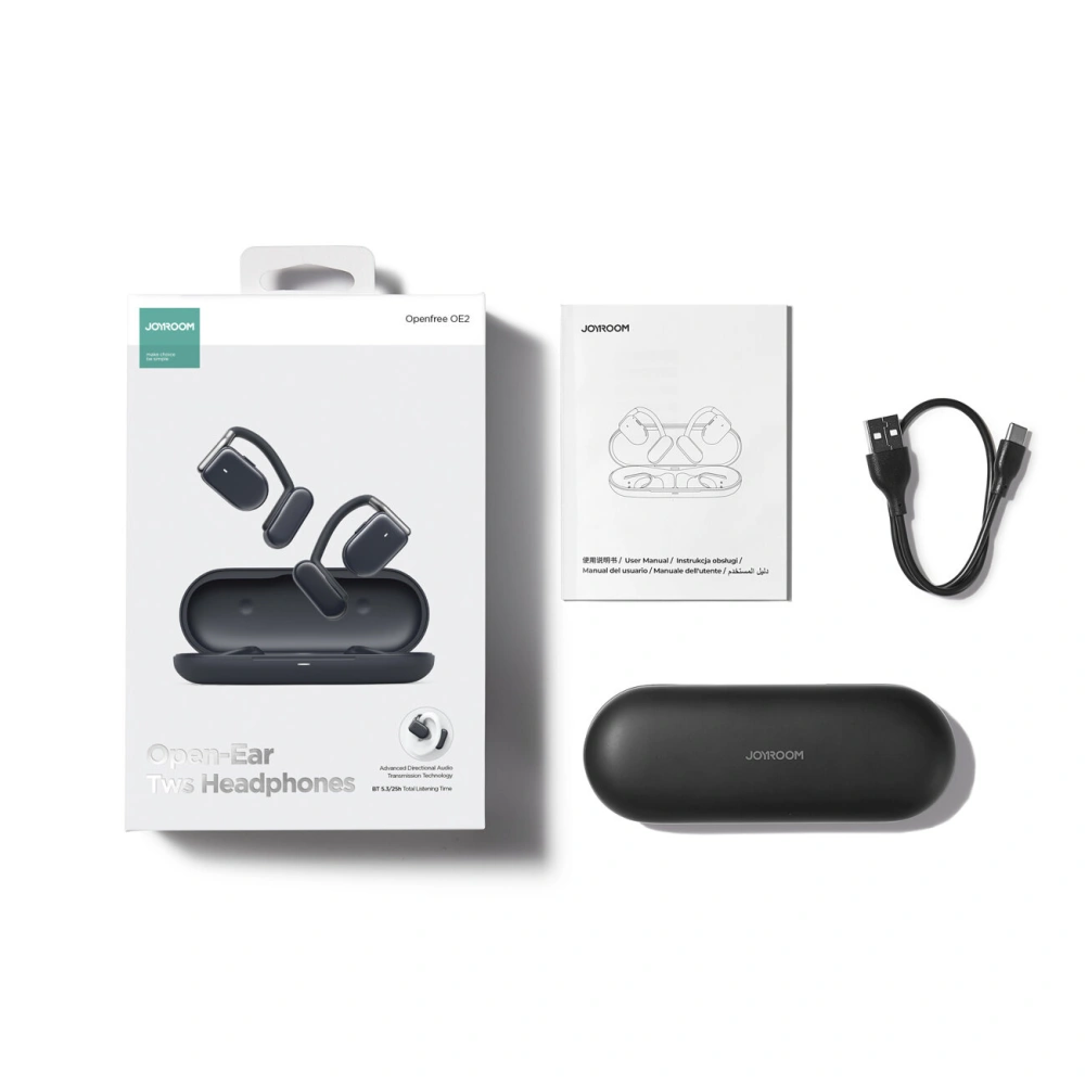 Hurtownia GSM - Căști wireless Joyroom Openfree JR-OE2 BT 5.3 TWS de culoare albastru închis - JYR836 - {ean13} - Hurt