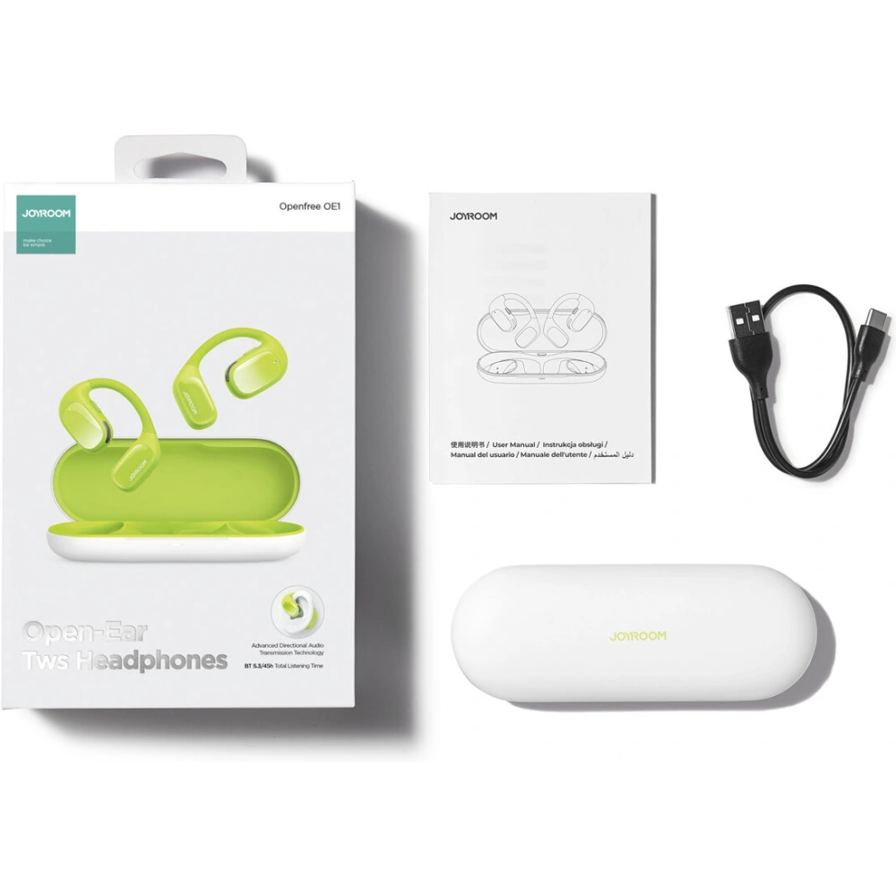 Hurtownia GSM - Kabellose Kopfhörer Joyroom Openfree JR-OE1 BT 5.3 grün - JYR840 - {ean13} - Hurt