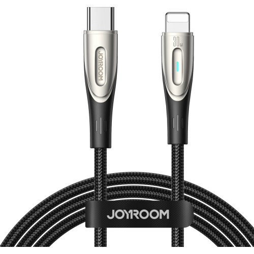 Joyroom Distributor - 6941237111470 - JYR841 - Joyroom Star-Light Series SA27-CL3 USB-C / Lightning 30W cable 3m black - B2B homescreen