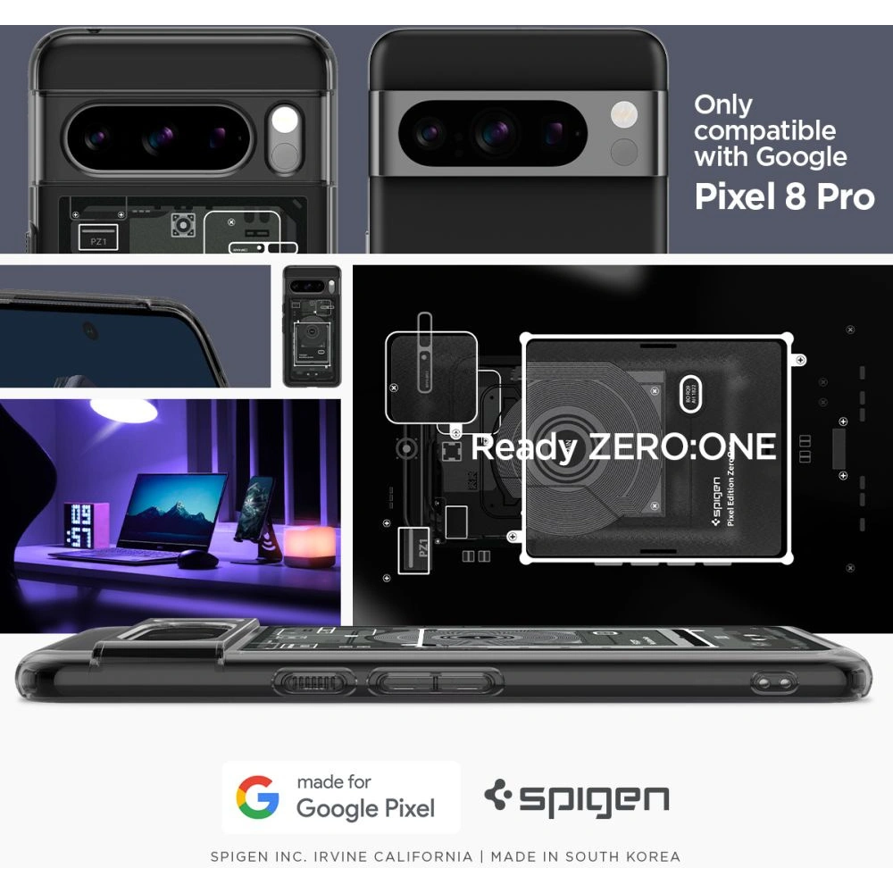 Hurtownia GSM - Case Spigen Ultra Hybrid Google Pixel 8 Pro Zero One - SPN3181 - {ean13} - Hurt
