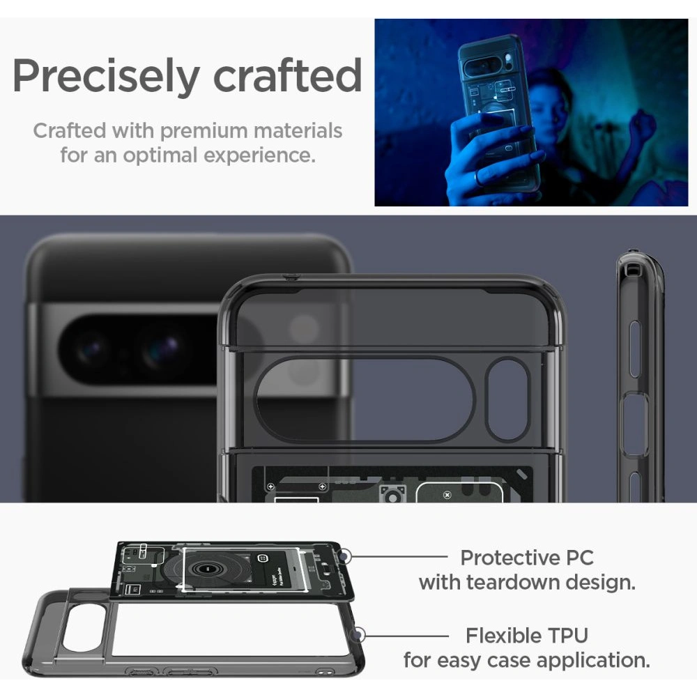 Hurtownia GSM - Case Spigen Ultra Hybrid Google Pixel 8 Pro Zero One - SPN3181 - {ean13} - Hurt