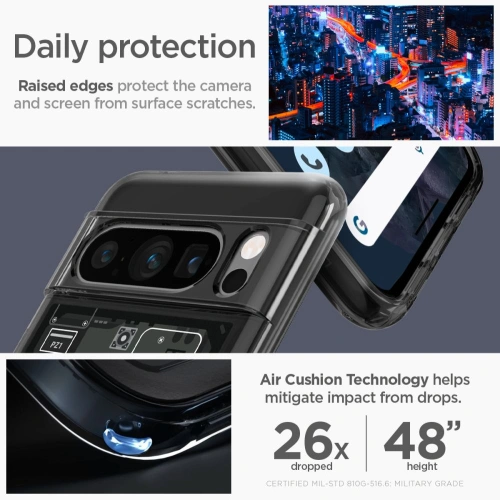 Etui Spigen Ultra Hybrid Google Pixel 8 Pro Zero One