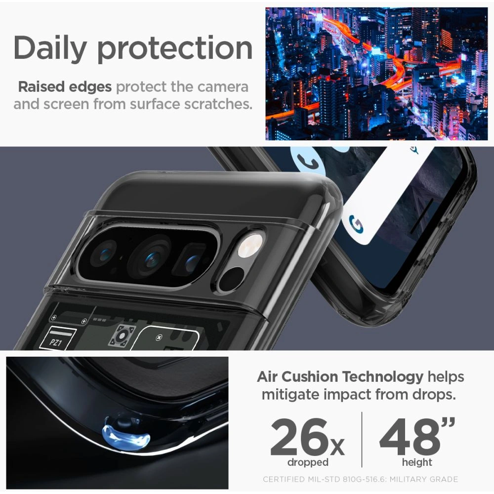 Hurtownia GSM - Case Spigen Ultra Hybrid Google Pixel 8 Pro Zero One - SPN3181 - {ean13} - Hurt