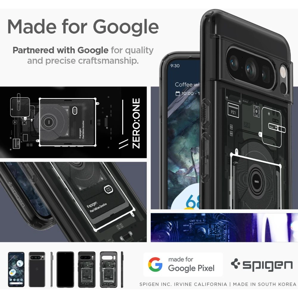 Hurtownia GSM - Case Spigen Ultra Hybrid Google Pixel 8 Pro Zero One - SPN3181 - {ean13} - Hurt