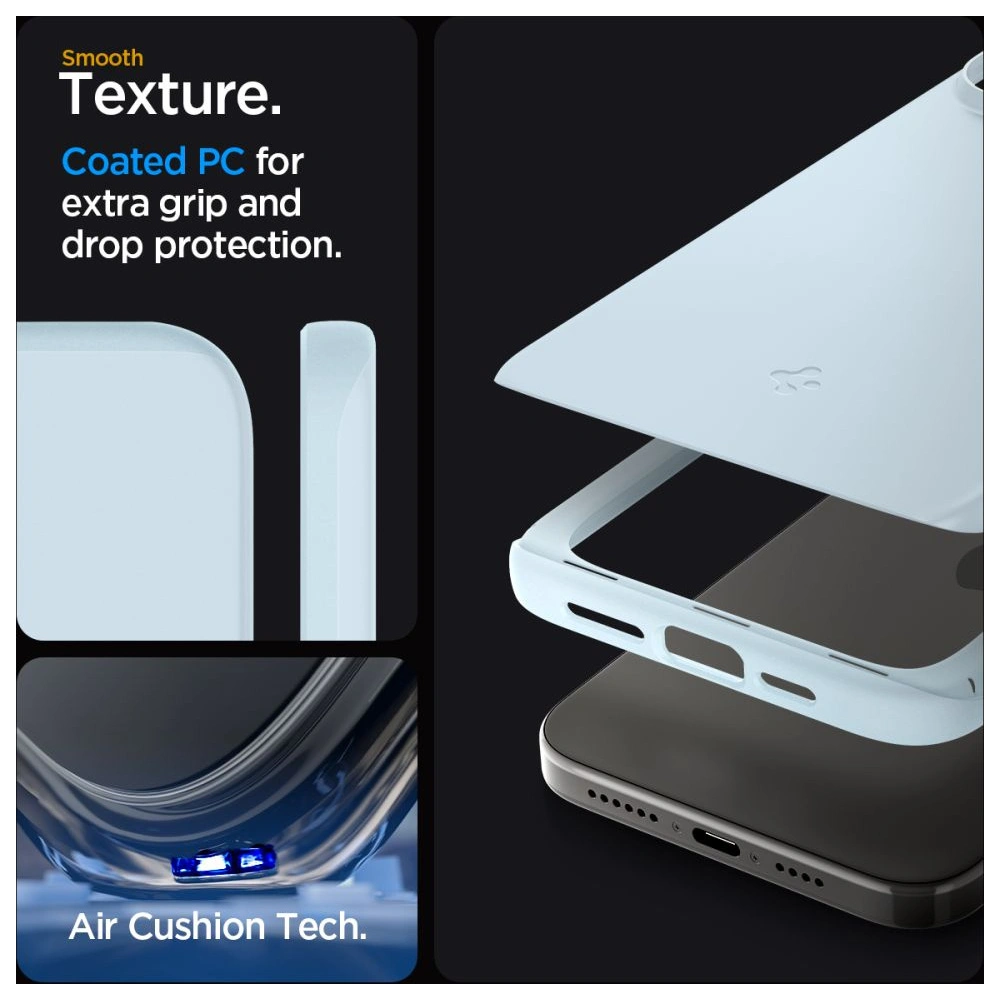 Wholesale Spigen Thin Fit Apple iPhone 15 Pro Max Mute Blue - SPN3182 - {ean13} - Hurt