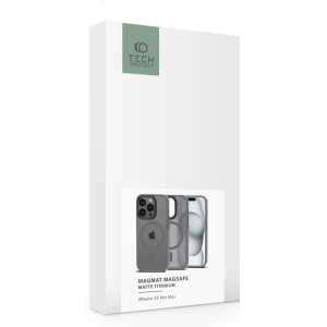 Hurtownia GSM - Etui Tech-Protect MagMat MagSafe Apple iPhone 15 Pro Max Matný Titan - THP2393 - {ean13} - Hurt