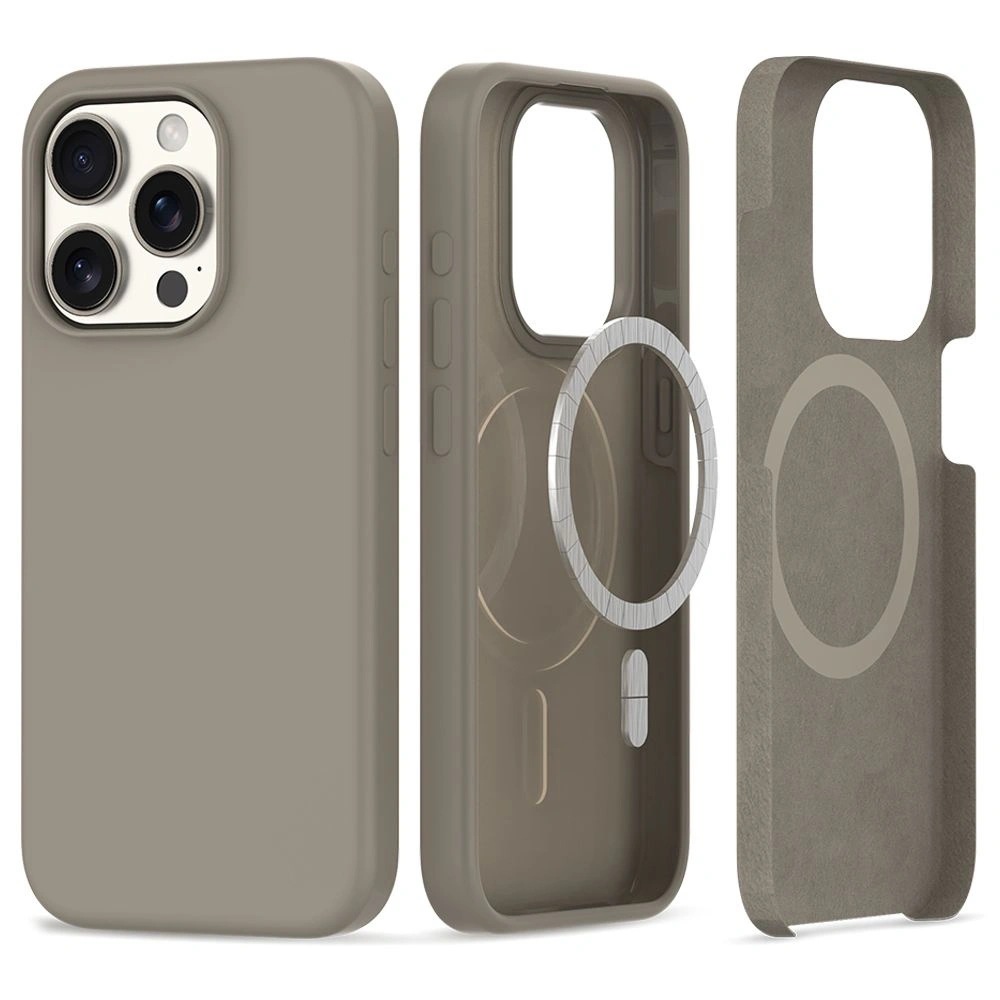 Hurtownia GSM - Etui Tech-Protect silikonové MagSafe Apple iPhone 15 Pro Titanium - THP2395 - {ean13} - Hurt