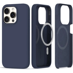 Wholesale Tech-Protect Silicone MagSafe Apple iPhone 15 Pro Max Navy - THP2401 - {ean13} - Hurt