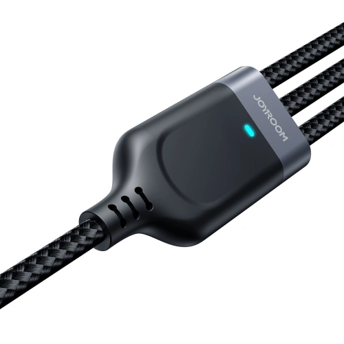 Kabel 3w1 Joyroom Multi-Use Series S-1T3018A18 USB-A / Lightning, USB-C, micro USB 1.2m - czarny