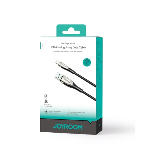 Kabel Joyroom Pioneer Series SA31-AL3 USB-A / Lightning 3A 1.2m czarny