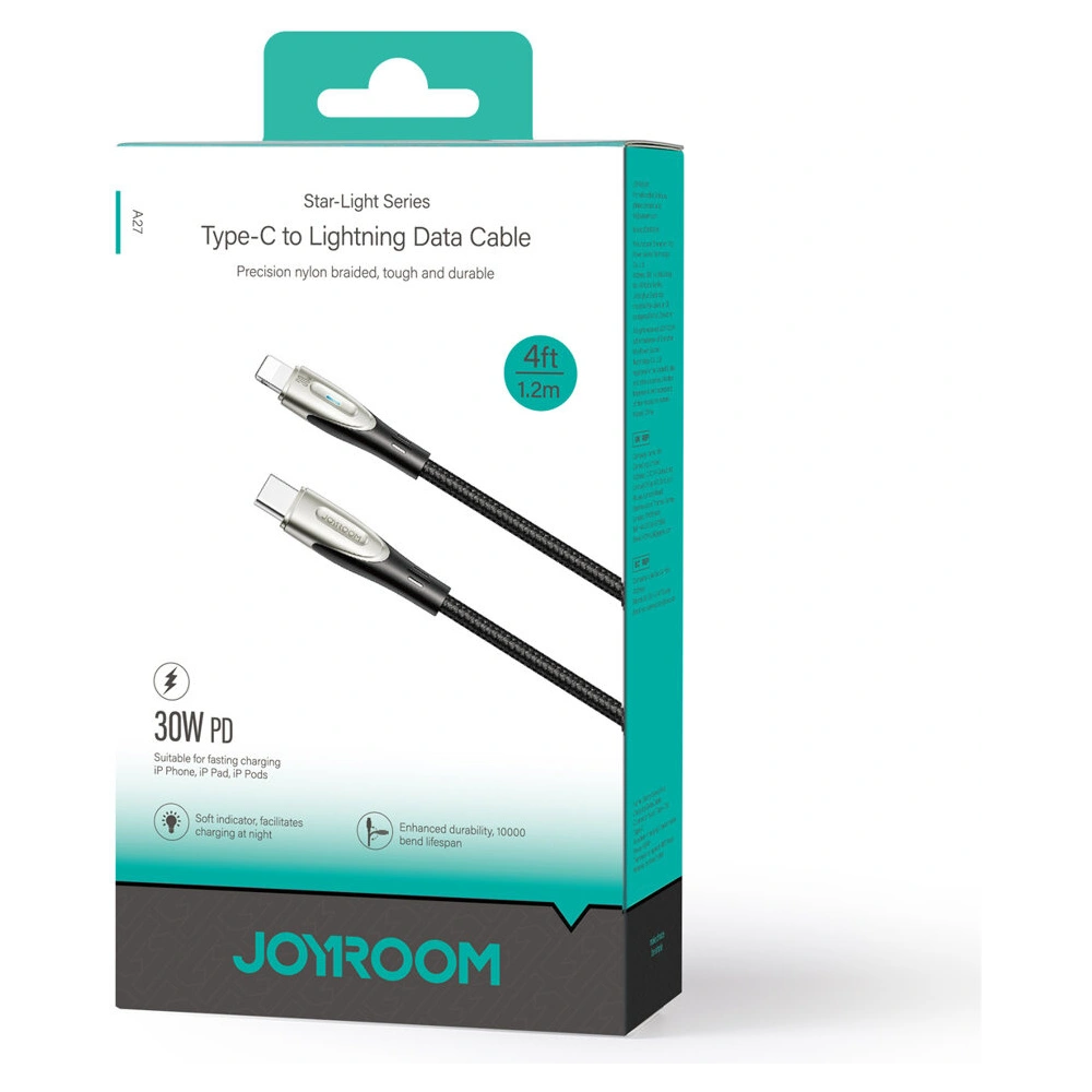 Hurtownia GSM - Kábel Joyroom Pioneer Series SA31-CL3 USB-C / Lightning 30W 1.2m fekete - JYR850 - {ean13} - Hurt