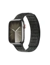 Pasek Crong Melange Apple Watch 4/5/6/7/SE/8/9/Ultra 44/45/49mm (czarny melanż)