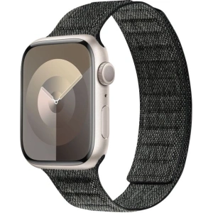 Hurtownia GSM - Pasek Crong Melange Apple Watch 4/5/6/7/SE/8/9/Ultra 44/45/49mm (černý melange) - CRG661 - {ean13} - Hurt