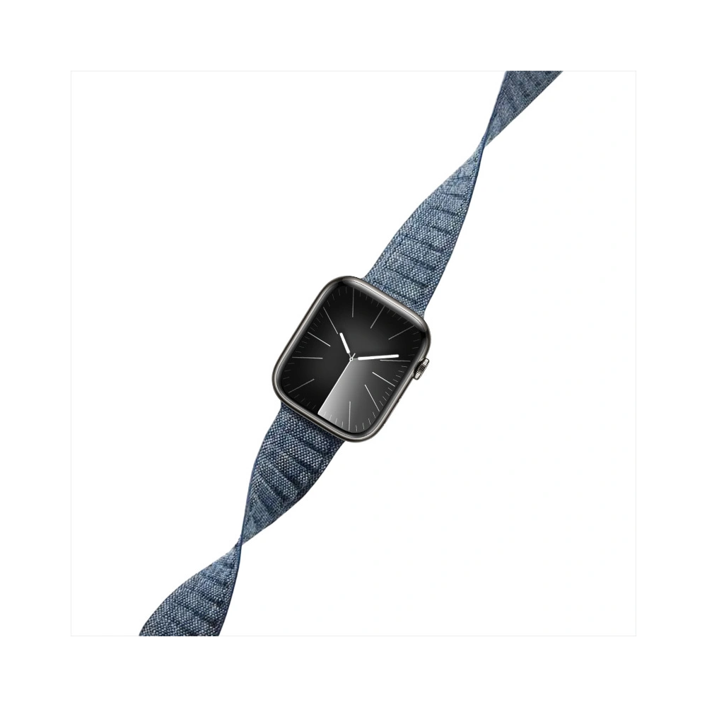 Hurtownia GSM - Pasek Crong Melange Apple Watch 4/5/6/7/SE/8/9/Ultra 44/45/49mm (modrý melange) - CRG662 - {ean13} - Hurt