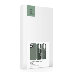 Wholesale Tech-Protect Silicone MagSafe Apple iPhone 15 Pro Max Olive - THP2408 - {ean13} - Hurt