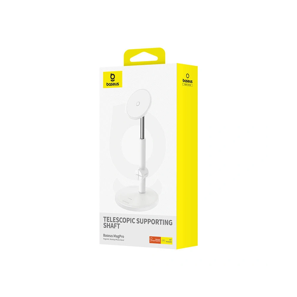 Hurtownia GSM - Urmărește pentru telefon Baseus MagPro alb - BSU4734 - {ean13} - Hurt