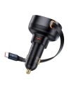 Hurtownia GSM - Autós töltő Baseus Enjoyment Pro USB-C kábellel 60W (fekete) - BSU4737 - {ean13} - Hurt