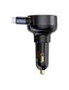 Hurtownia GSM - Autós töltő Baseus Enjoyment Pro USB-C kábellel 60W (fekete) - BSU4737 - {ean13} - Hurt