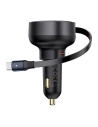 Hurtownia GSM - Autós töltő Baseus Enjoyment Pro USB-C kábellel 60W (fekete) - BSU4737 - {ean13} - Hurt
