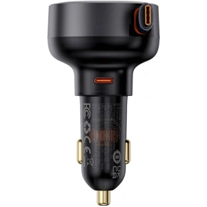 Hurtownia GSM - Auto nabíječka Baseus Enjoyment Pro s USB-C kabelem 60W (černá) - BSU4737 - {ean13} - Hurt