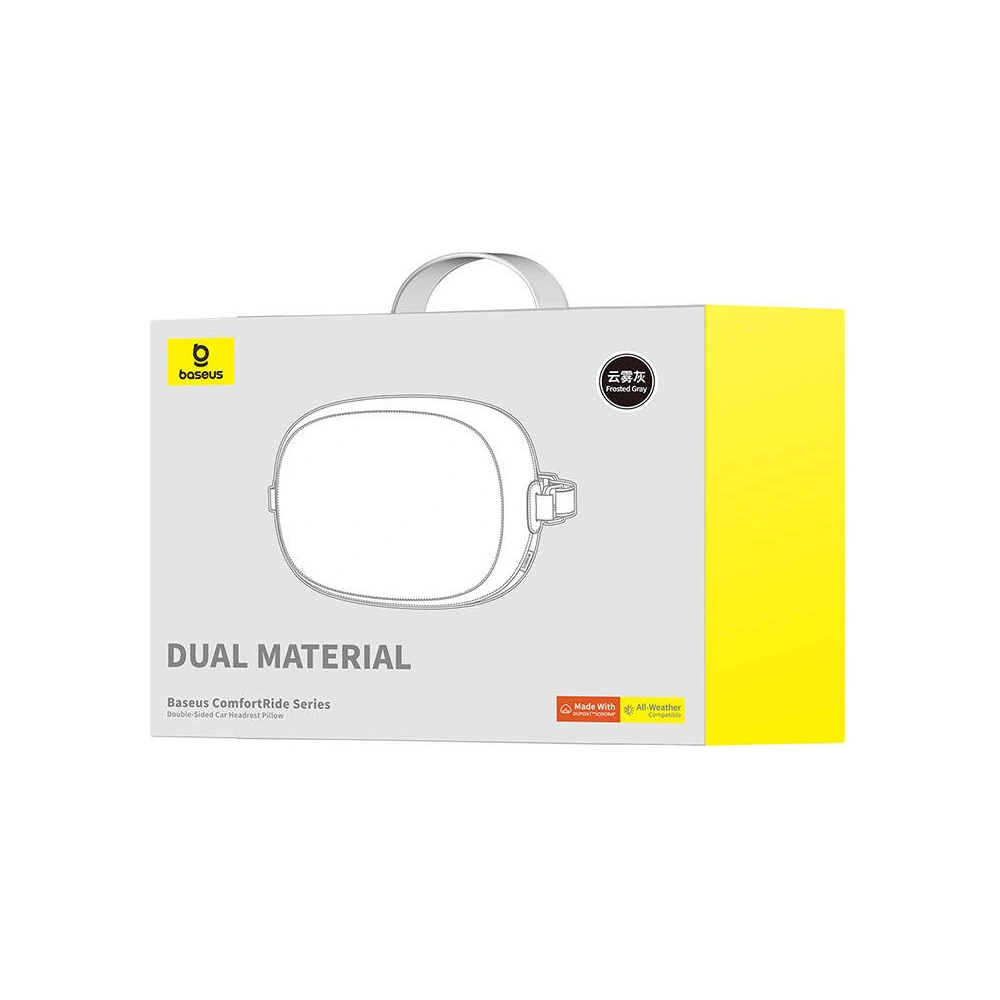 Hurtownia GSM - Perna pentru suportul de cap auto Baseus Comfort Ride gri pe ambele părți - BSU4740 - {ean13} - Hurt