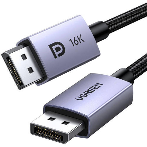 Ugreen Distributor - 6941876213849 - UGR1751 - UGREEN DP118 2xDisplay Port cable, male-male type, 2m, 16K - B2B homescreen