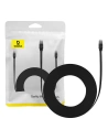 Cablul de rețea Baseus Ethernet RJ45, Cat.6, 12 metri (negru)