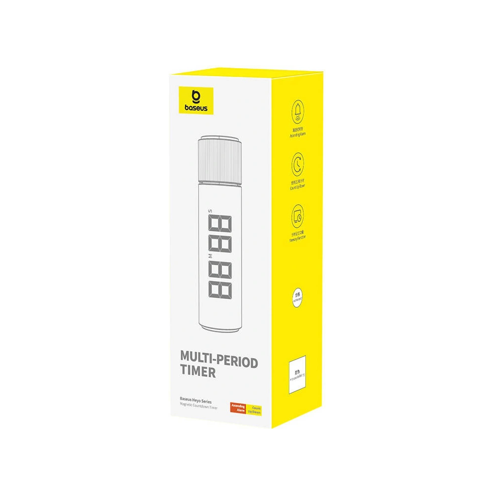 Hurtownia GSM - Minutník / stopky Baseus Heyo digitální (černý) - BSU4748 - {ean13} - Hurt