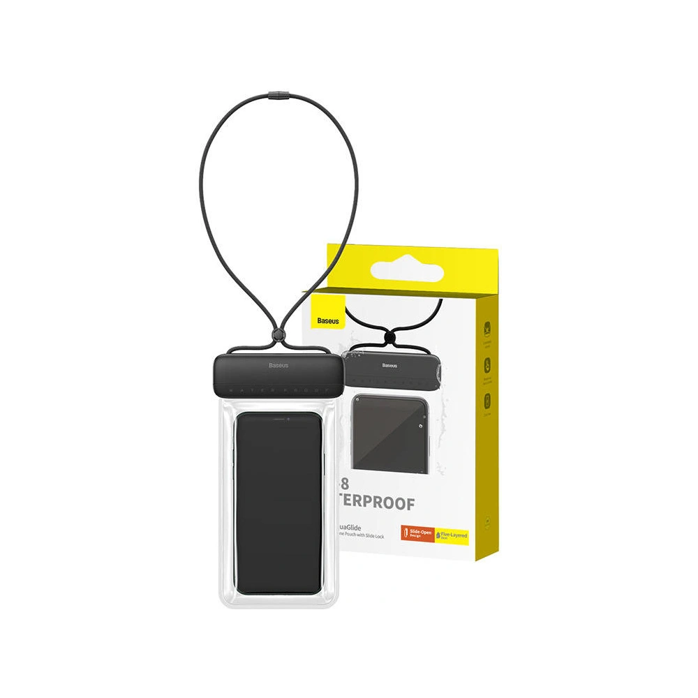 Hurtownia GSM - Universelle wasserdichte Hülle Baseus AquaGlide (schwarz) - BSU4753 - {ean13} - Hurt