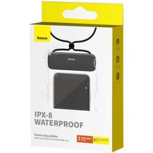 Wholesale Baseus AquaGlide universal waterproof case (black) - BSU4753 - {ean13} - Hurt