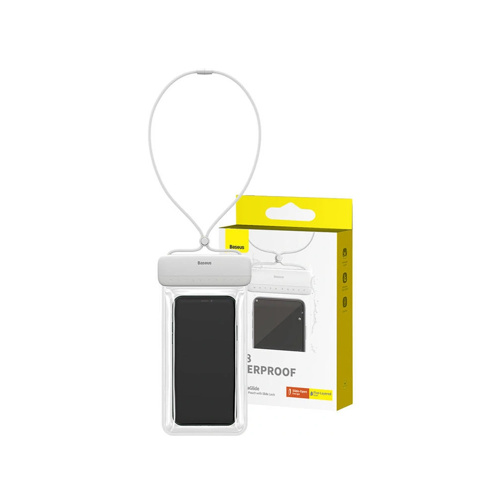 Hurtownia GSM - Universelle wasserdichte Hülle Baseus AquaGlide (weiß) - BSU4754 - {ean13} - Hurt