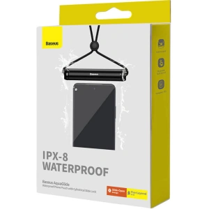 Wholesale Baseus AquaGlide universal waterproof case with cylinder lock (black) - BSU4755 - {ean13} - Hurt