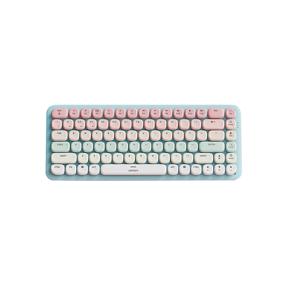 Hurtownia GSM - Tastatură mecanică wireless UGREEN KU101 BT (roz-albastră) - UGR1753 - {ean13} - Hurt