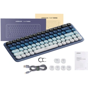 Hurtownia GSM - Kabellose mechanische Tastatur UGREEN KU101 BT (blau) - UGR1754 - {ean13} - Hurt