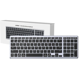 Hurtownia GSM - Kabellose Membran-Tastatur UGREEN KU005 2.4G+BT (silber-schwarz) - UGR1756 - {ean13} - Hurt