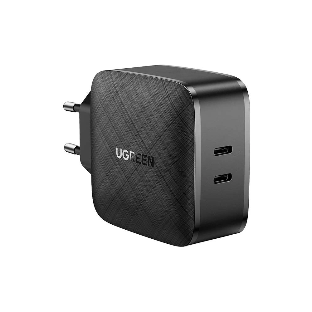 Hurtownia GSM - UGREEN CD216 hálózati töltő, 2xUSB-C, PD, QC, PPS, 66W (fekete) - UGR1759 - {ean13} - Hurt