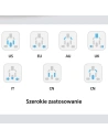 Hurtownia GSM - Hálózati töltő 4w1 USAMS T59 utazóadapter US/AU/EU/UK fekete/black - USA1008 - {ean13} - Hurt